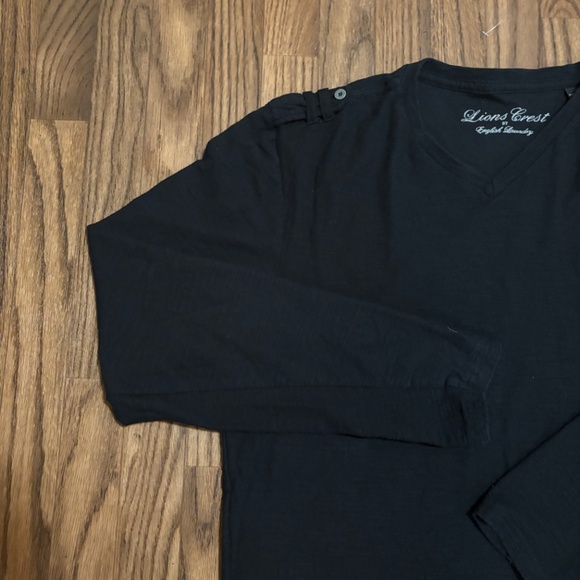 Lions Crest *Mens Black Long Sleeve * Size XL - Picture 2 of 8